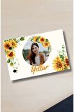 Kişiye Özel Flipbook  Çicekli Mutlu Yıllar Fotoğraf Albümü (10x15 cm )